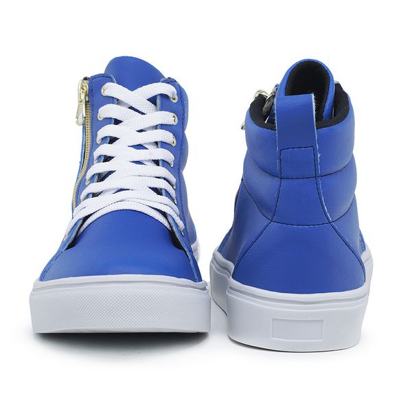 Coturno sales feminino azul