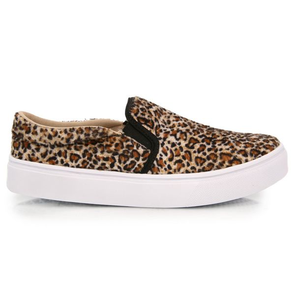 Slip on feminino oncinha online