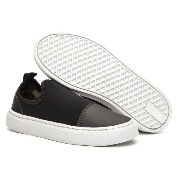 Slip On Neoprene Preta - SNR-PT - IDEN SHOES