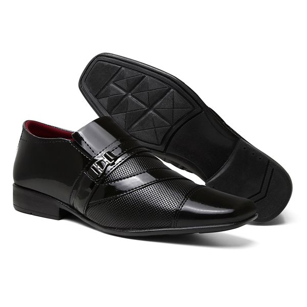 Sapato Social Masculino Em Verniz - 838vp - IDEN SHOES