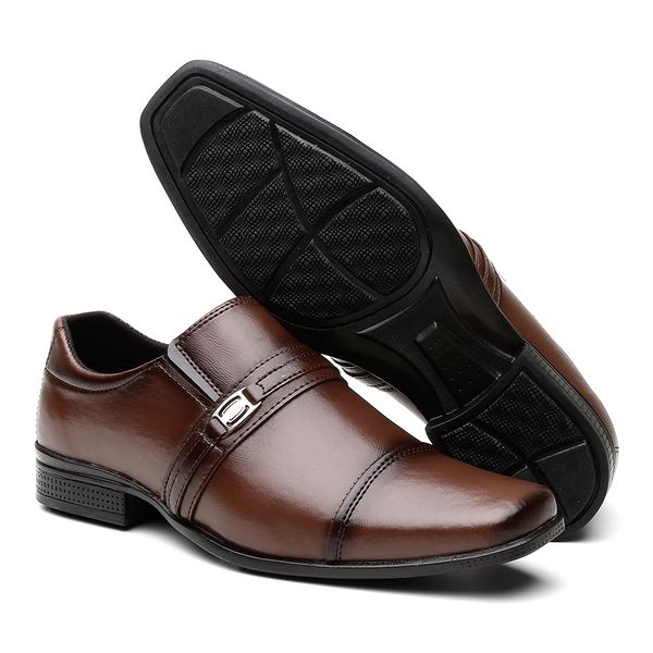 Sapato Social Masculino Urban Marrom