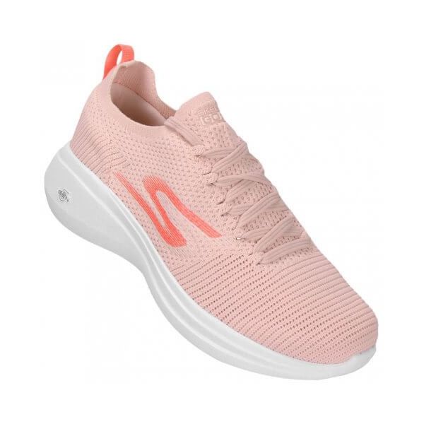 Tenis skechers Go Run Fast Brisk Day Rosa Claro