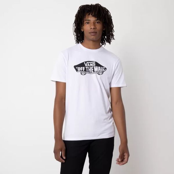 Camiseta vans off the wall branca shop
