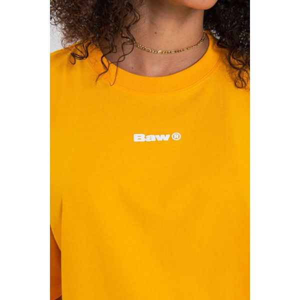 Camiseta Baw selfie logo yellow