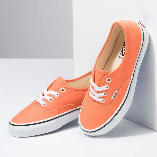 T nis Vans Authentic Cadmium Orange Loja Over 7