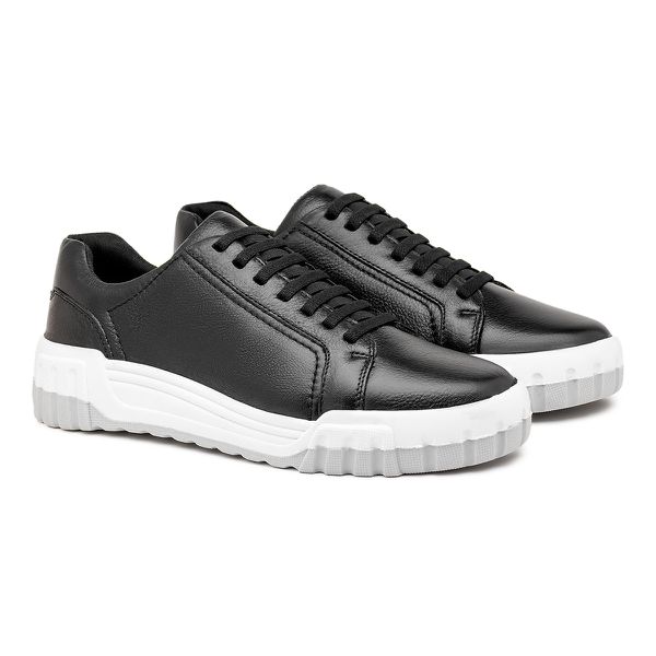 Sapatenis Casual Laroche Daytona em Couro - Preto