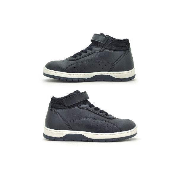 Bota Infantil Equalize Ortopédica Cano Alto Marinho Calçados