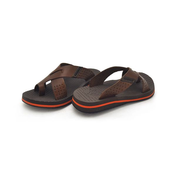 Chinelo couro infantil best sale