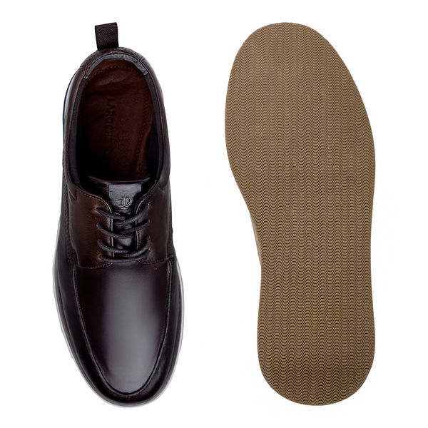 Sapato Casual Laroche Oasis em Couro Café Calçados Laroche