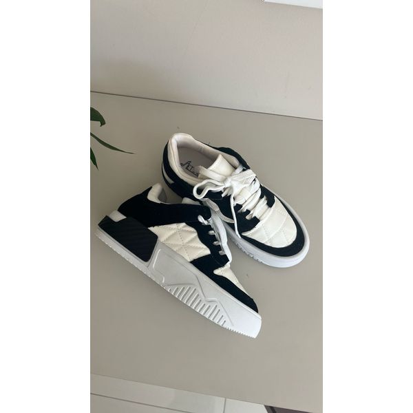 Tênis Style Branco/Preto/Off