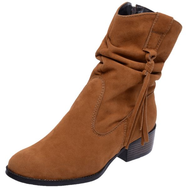 Bota Feminina Country Mega Boots 1330 Bonete Caramelo