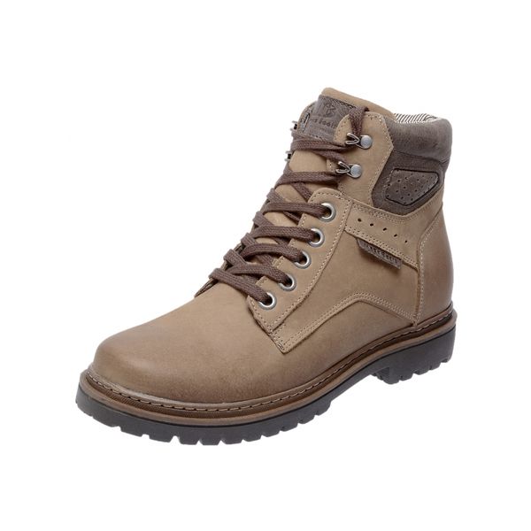 Bota Coturno em Couro Mega Boots 6019 Kaki-Expresso