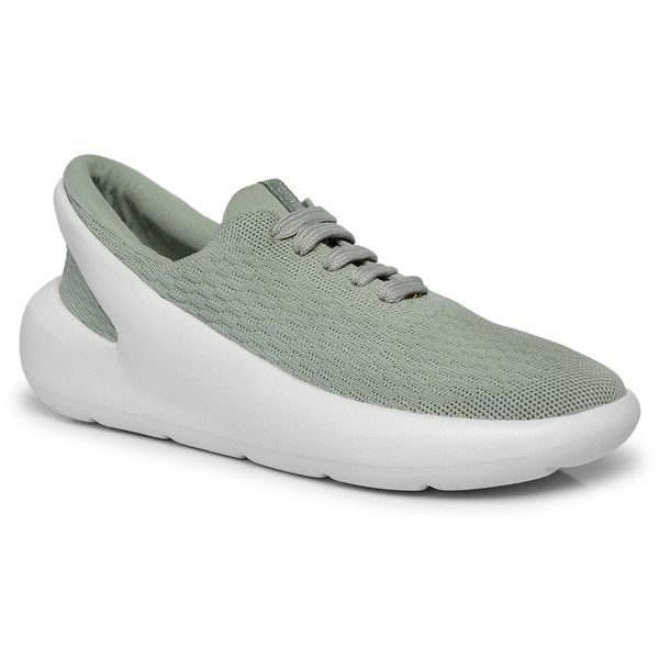 Tênis Feminino Sustentável Calce Fácil Knit Alga