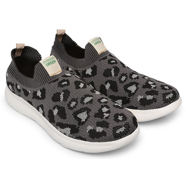 Tênis Ortopédico Green Sustentável Knit Leopardo