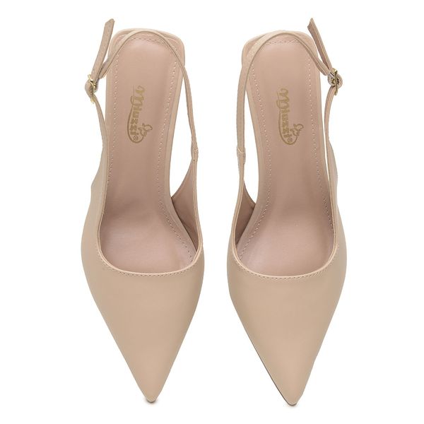 Scarpin Simone Couro Legítimo Estilo Mule
