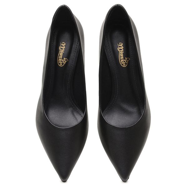 Scarpin Nubia Feminino Bico Fino Couro Legítimo