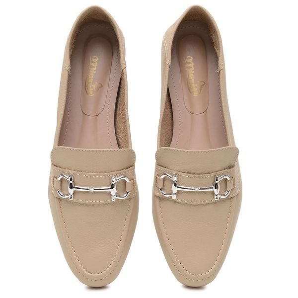 Mocassim Silvia Feminino Couro Legítimo