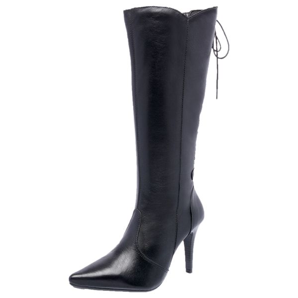 Bota Social Cano Alto Couro Legítimo