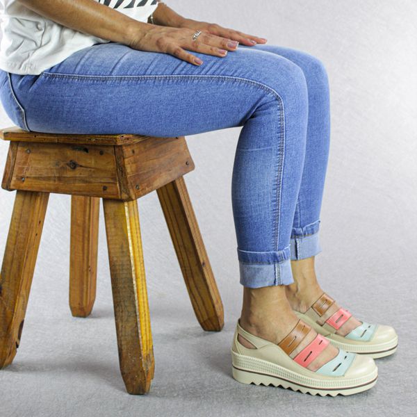 Tenis deals assandalhado jeans