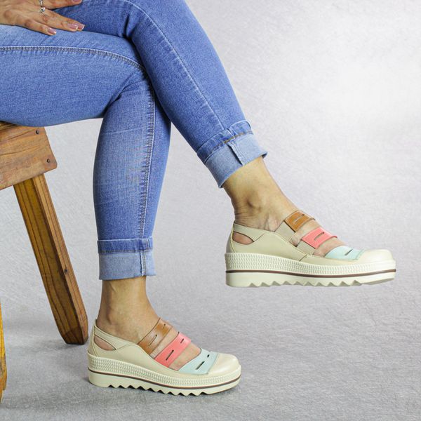 Tenis sale assandalhado jeans