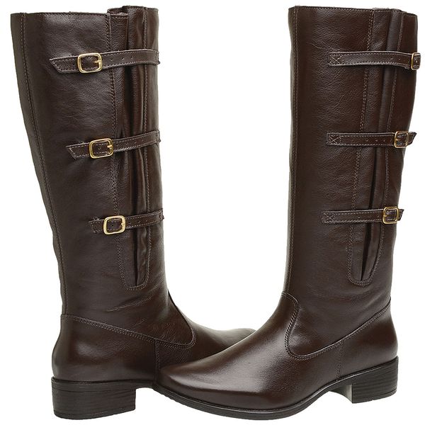 Bota Montaria Couro Legitimo