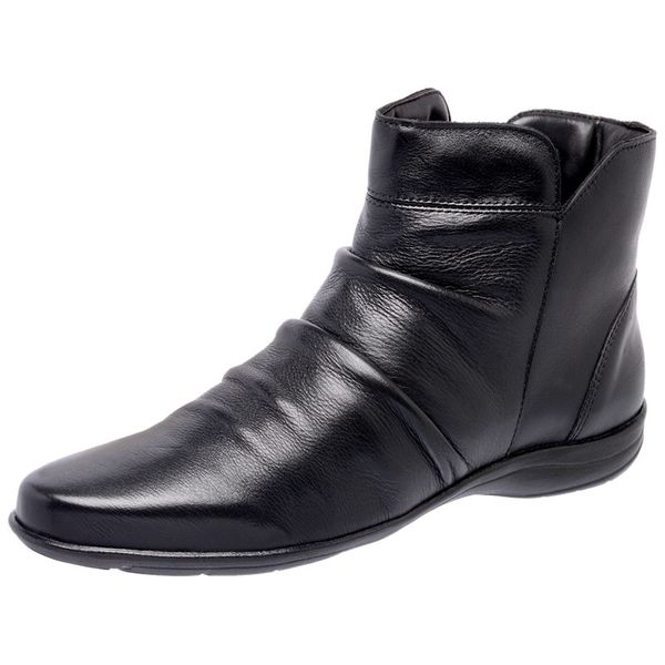 Bota Cano Curto Couro Legítimo