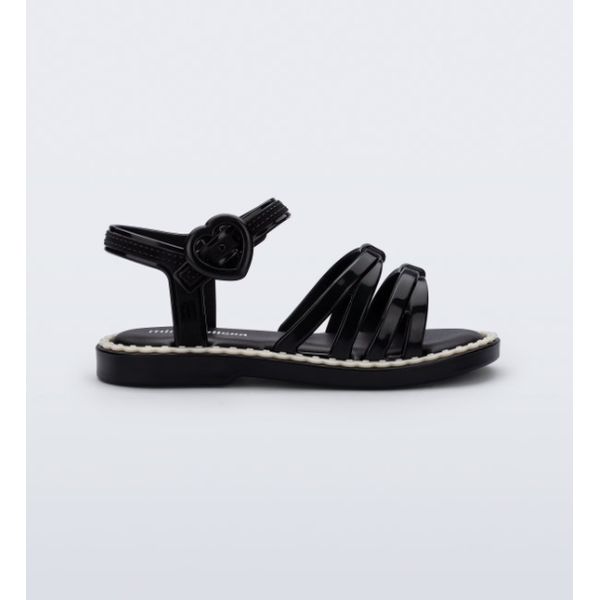 Mini Melissa Sandalia Aurora Baby - Preto