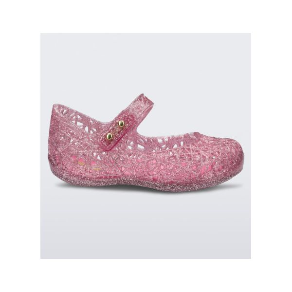 Mini Melissa Sapatilha Campana Zig Zag VI SP Baby - Rosa