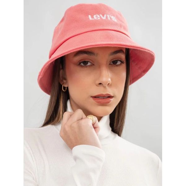 Levis Chapeu Bucket - Rosa 