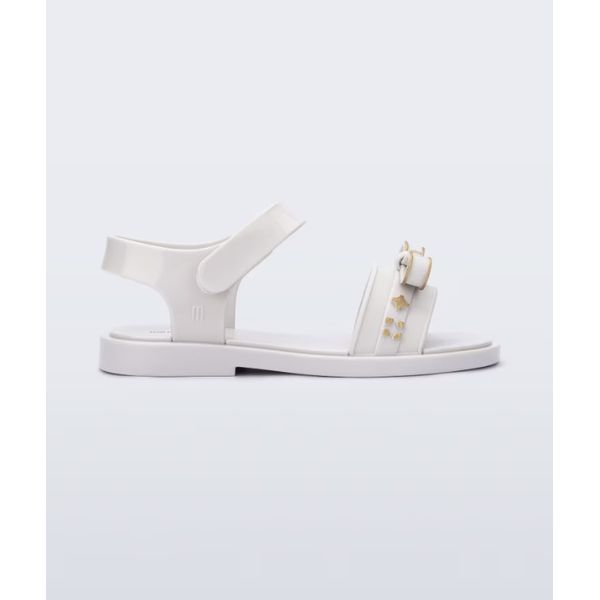 Mini Melissa Sandália Charming Baby - Branco