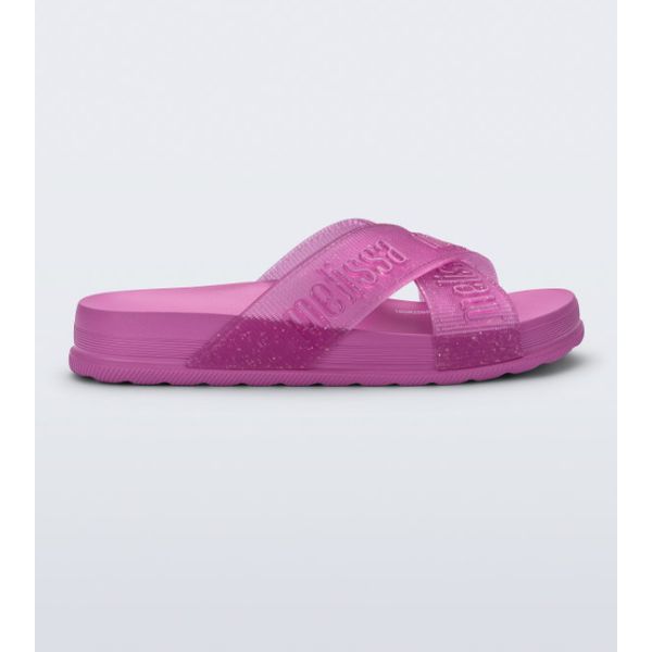 Mini Melissa Chinelo Cozy Slide M Lover II - Rosa 