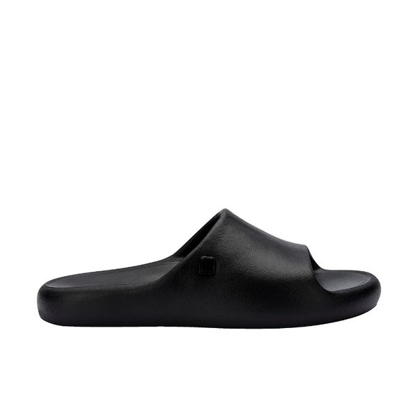 Mini Melissa Chinelo Free Print Slide - Preto