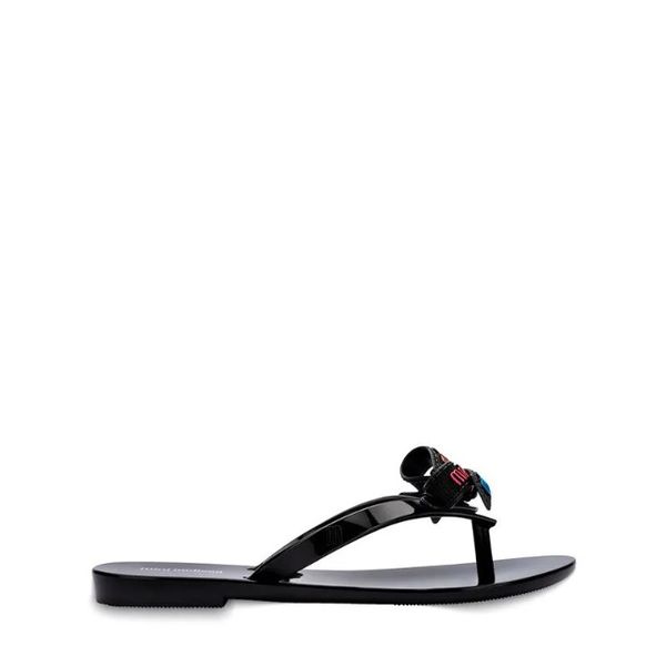 Mini Melissa Chinelo Harmonic M Lover - Preto