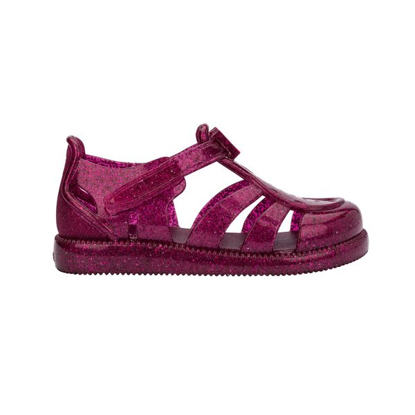 Mini Melissa Sapatilha Hip Daydream Baby - Rosa Glitter