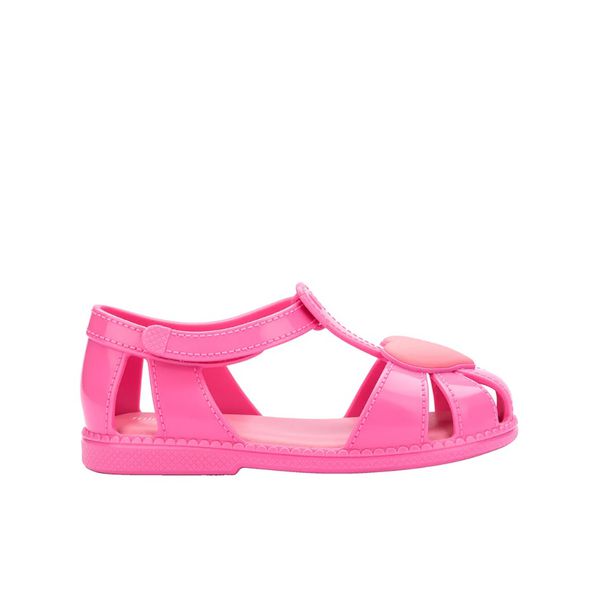 Mini Melissa Sandália Hip Heart Ballerina Baby - Rosa 