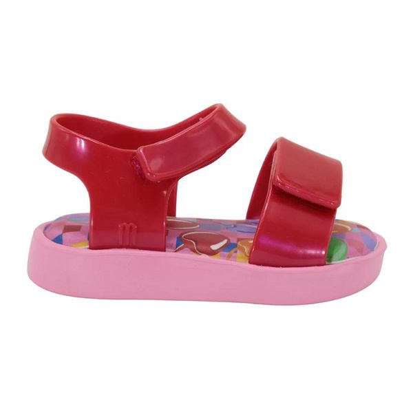 Mini Melissa Sandália Jump Print Baby - Rosa 