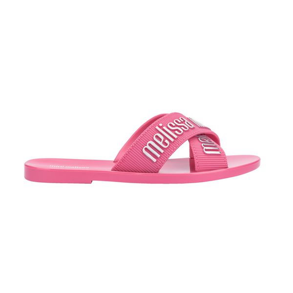 Mini Melissa Chinelo Infantil M Lover Slide - Pink