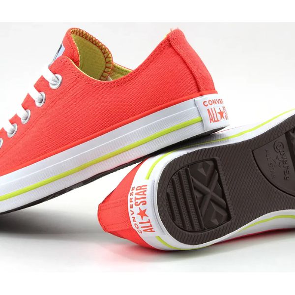 Tênis Infantil All Star Neon Laranja Amarelo Citrico All Star