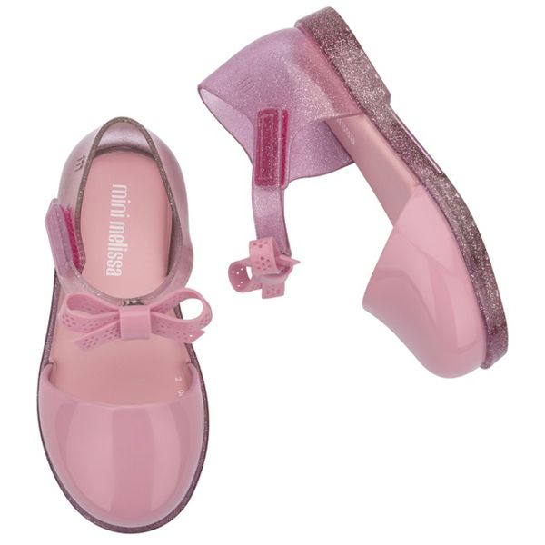 Sand lia Inf. Melissa Amy BB Rosa Glitter Loja M nica s