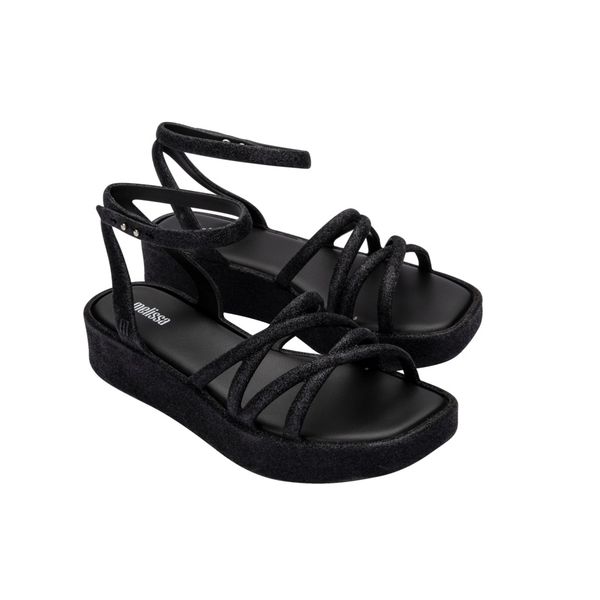 Tenis melissa best sale preto com glitter