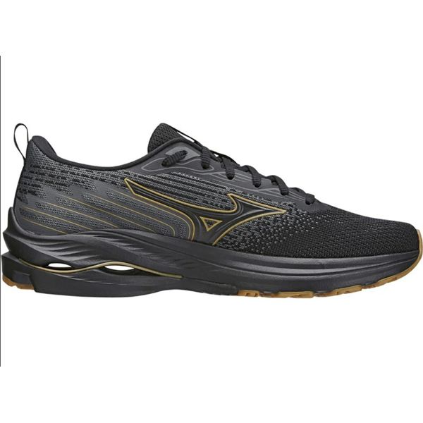 Tênis Mizuno Wave Vitality 5 - Preto/Ouro 