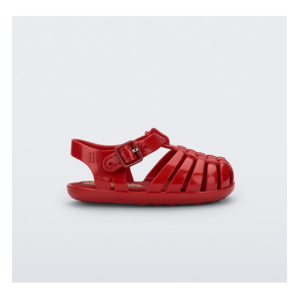 Mini Melissa Sandália My First Possession Baby - Vermelho