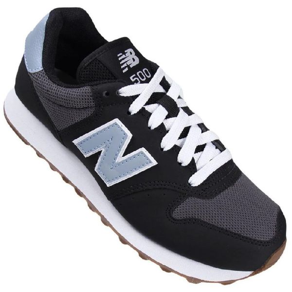 New balance preto e azul sales