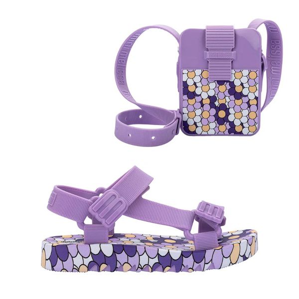 Mini Melissa Sandália Playtime Discover - Lilás