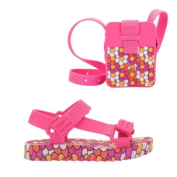 Mini Melissa Sandália Playtime Discover - Rosa