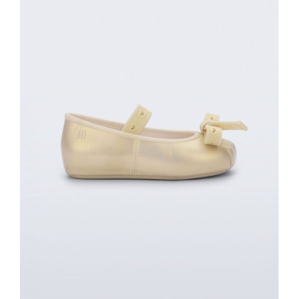 Mini Melissa Sapatilha Sophie Crush Baby - Bege
