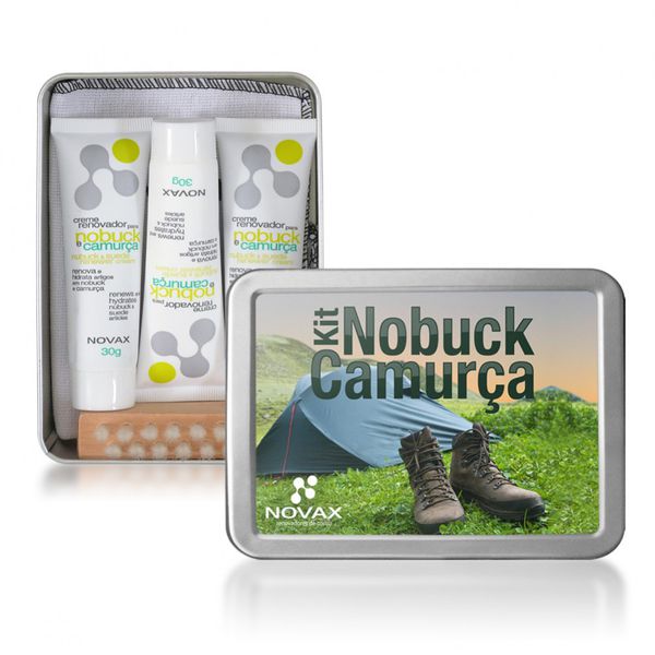 KIT NOBUCK CAMURÇA LATA COMPACTA LOJANOVAX