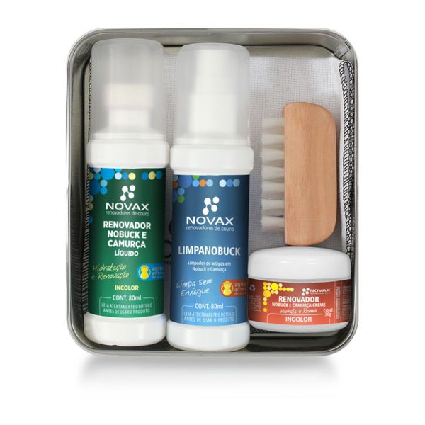 KIT NOBUCK CAMURÇA LATA PADRÃO LOJANOVAX