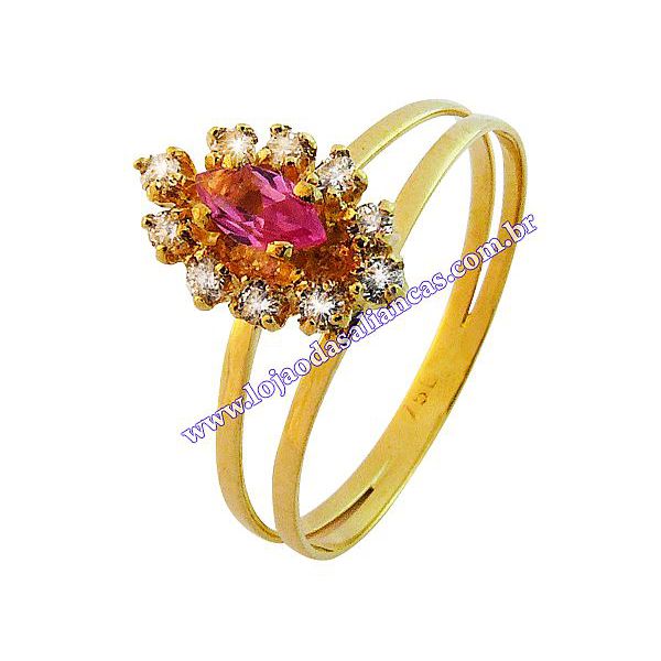 Anel De Formatura Em Ouro 18k 750