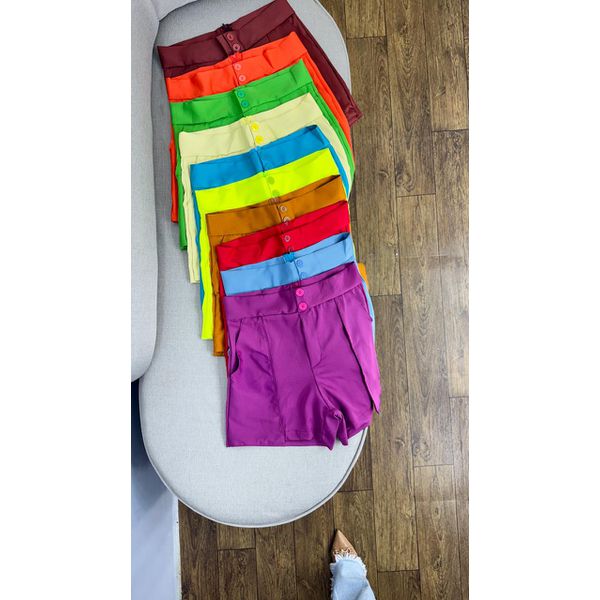 shorts de alfaiataria com bolso 